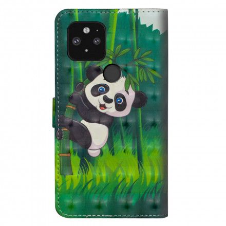Lærdeksel Til Google Pixel 5 Panda Og Bambus