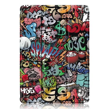 Samsung Galaxy Tab S9 Plus Transparent Graffiti Bakside