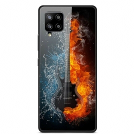 Deksel Til Samsung Galaxy A42 5G Gitar Herdet Glass