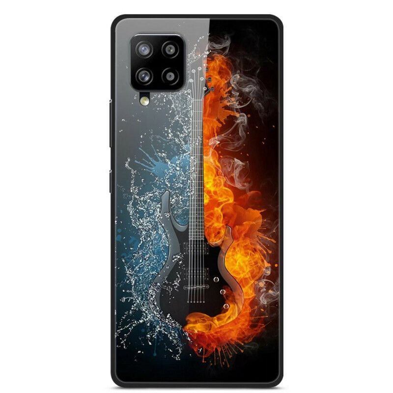 Deksel Til Samsung Galaxy A42 5G Gitar Herdet Glass