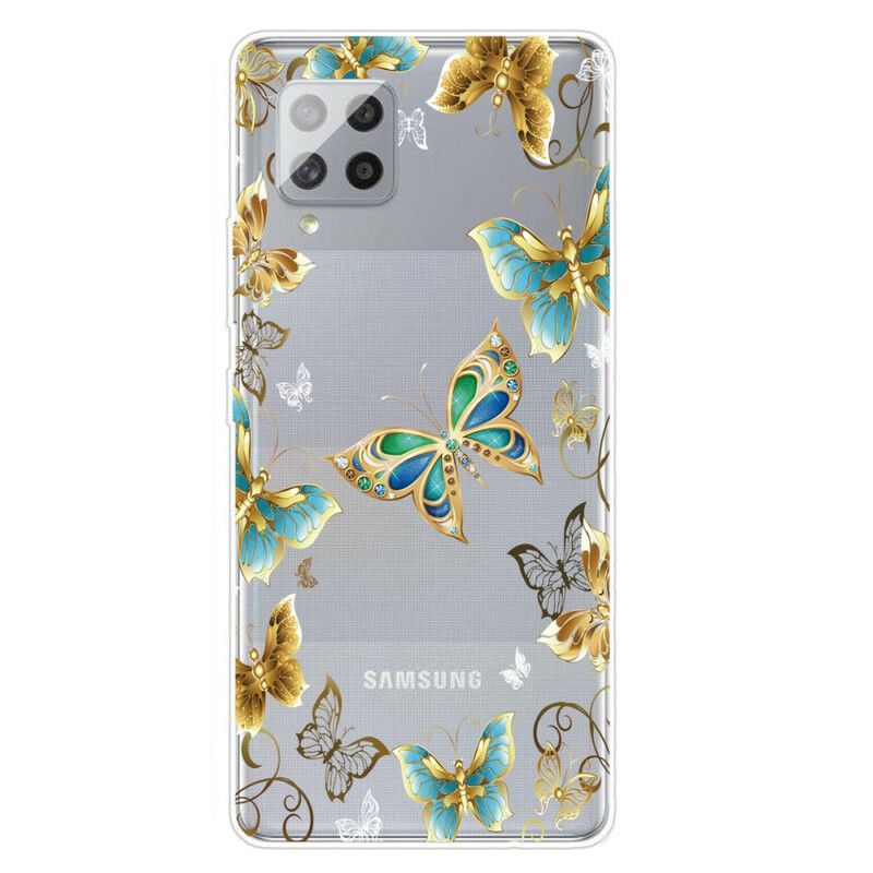 Deksel Til Samsung Galaxy A42 5G Sommerfugldesign