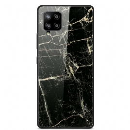 Deksel Til Samsung Galaxy A42 5G Supreme Marmor Herdet Glass