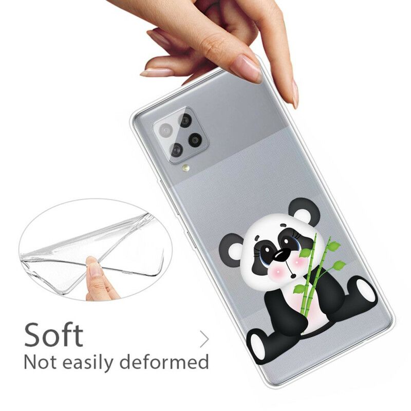 Deksel Til Samsung Galaxy A42 5G Transparent Trist Panda