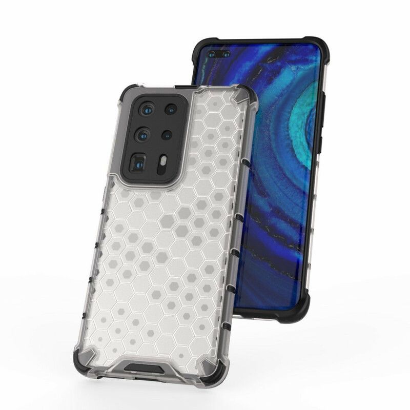 Deksel Til Huawei P40 Pro Plus Honeycomb Style