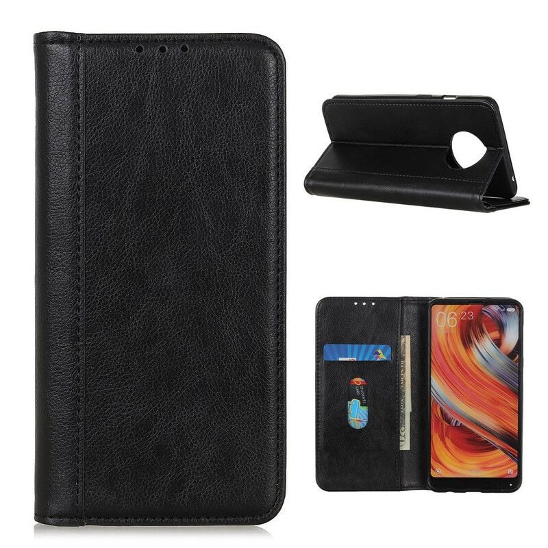 Folio Deksel Til Huawei Mate 40 Pro Premium Split Litchi Leather