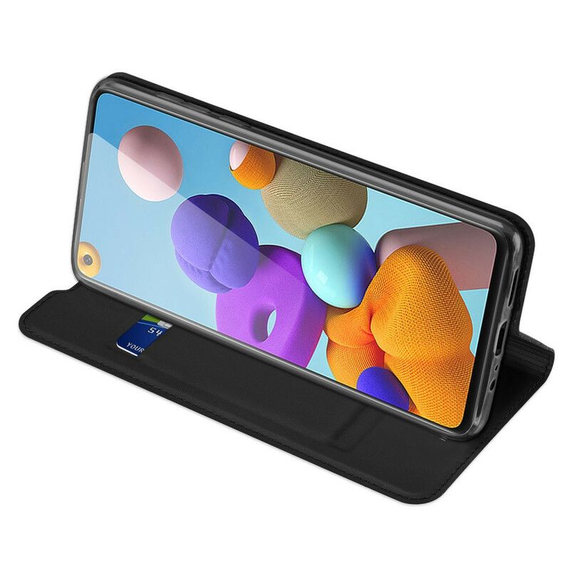 Beskyttelse Deksel Til Samsung Galaxy A21s Folio Deksel Dux Ducis Pro Skin