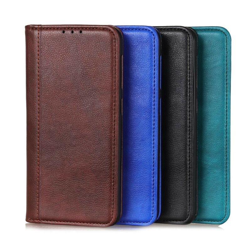 Beskyttelse Deksel Til Samsung Galaxy A21s Folio Deksel Elegance Split Litchi Leather