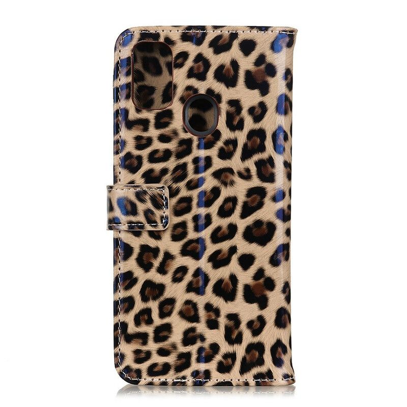 Folio Deksel Til Samsung Galaxy A21s Enkel Leopard