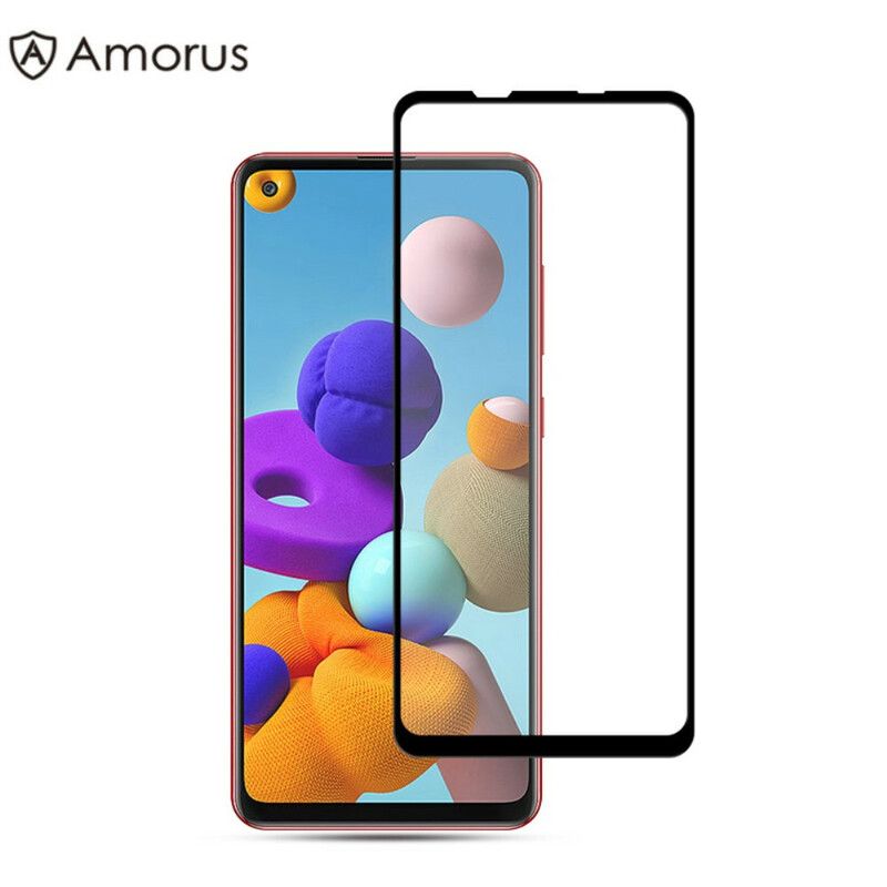 Skjermbeskytter I Herdet Glass For Samsung Galaxy A21S Amorus