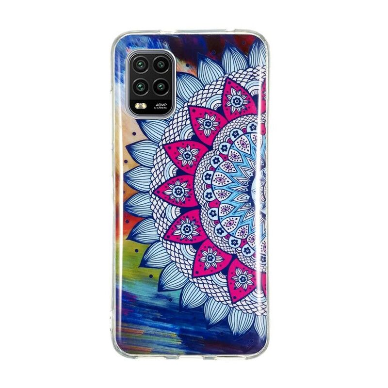 Deksel Til Xiaomi Mi 10 Lite Fluorescerende Fargerik Mandala