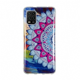 Deksel Til Xiaomi Mi 10 Lite Fluorescerende Fargerik Mandala