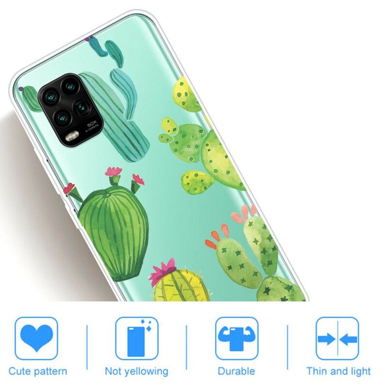 Deksel Til Xiaomi Mi 10 Lite Kaktus Akvarell
