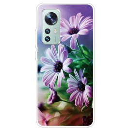 Deksel Til Xiaomi 12 / 12X Realistiske Blomster