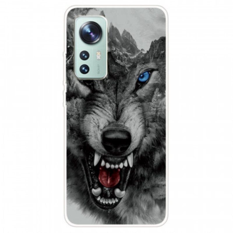 Deksel Til Xiaomi 12 / 12X Silikon Wild Wolf