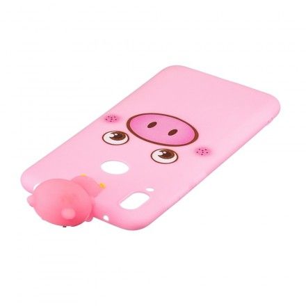 Deksel Til Huawei Y7 2019 Funny Pig 3d