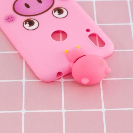 Deksel Til Huawei Y7 2019 Funny Pig 3d