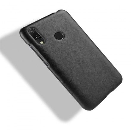 Deksel Til Huawei Y7 2019 Performance Litchi Leather Effect