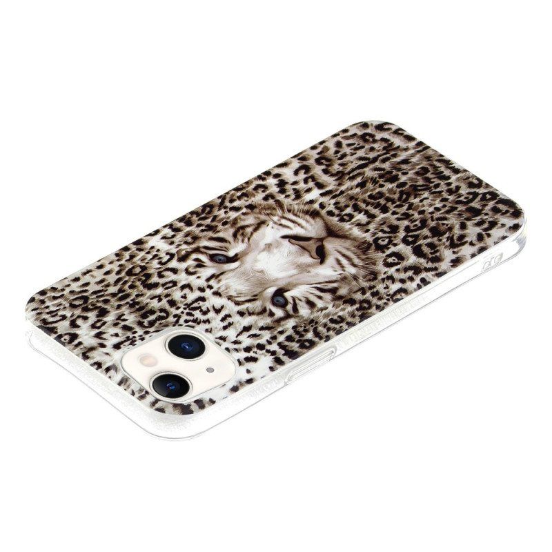 Deksel Til iPhone 15 Plus Fluorescerende Leopard