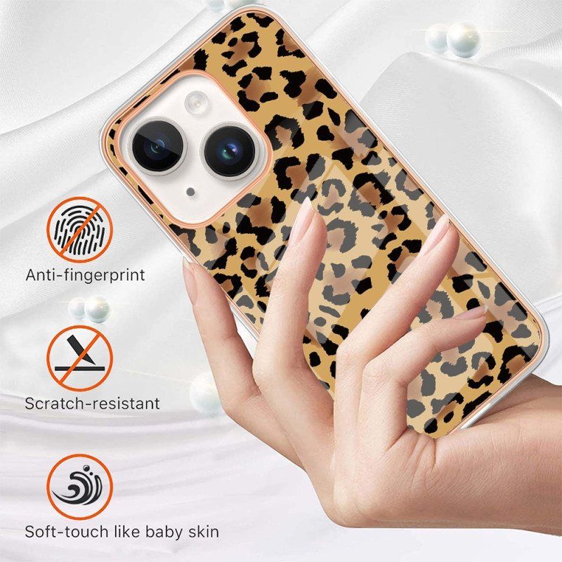 Deksel Til iPhone 15 Plus Leopard