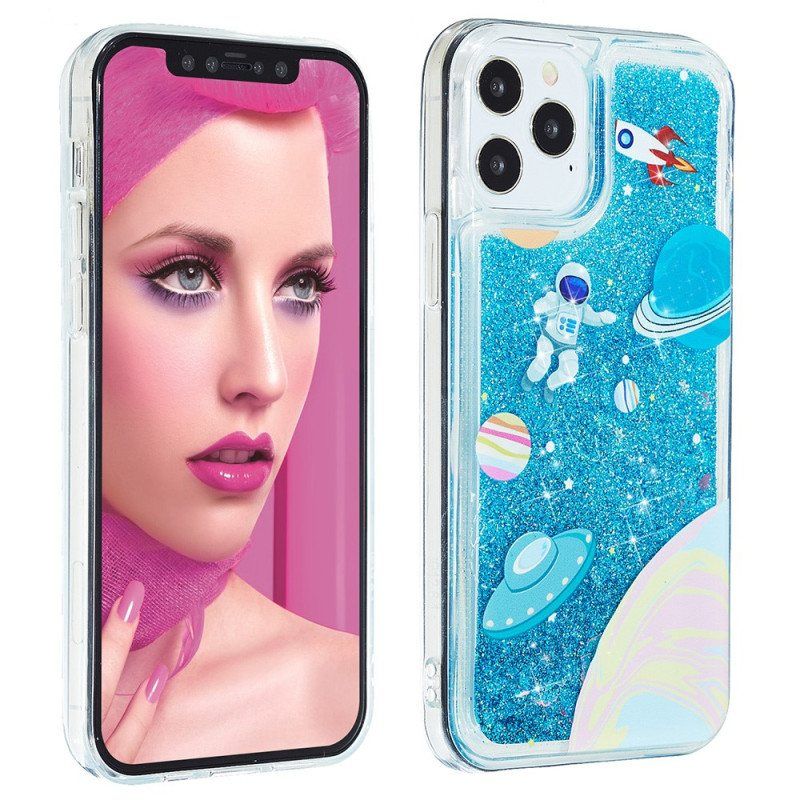 Deksel Til iPhone 15 Pro Space Glitter