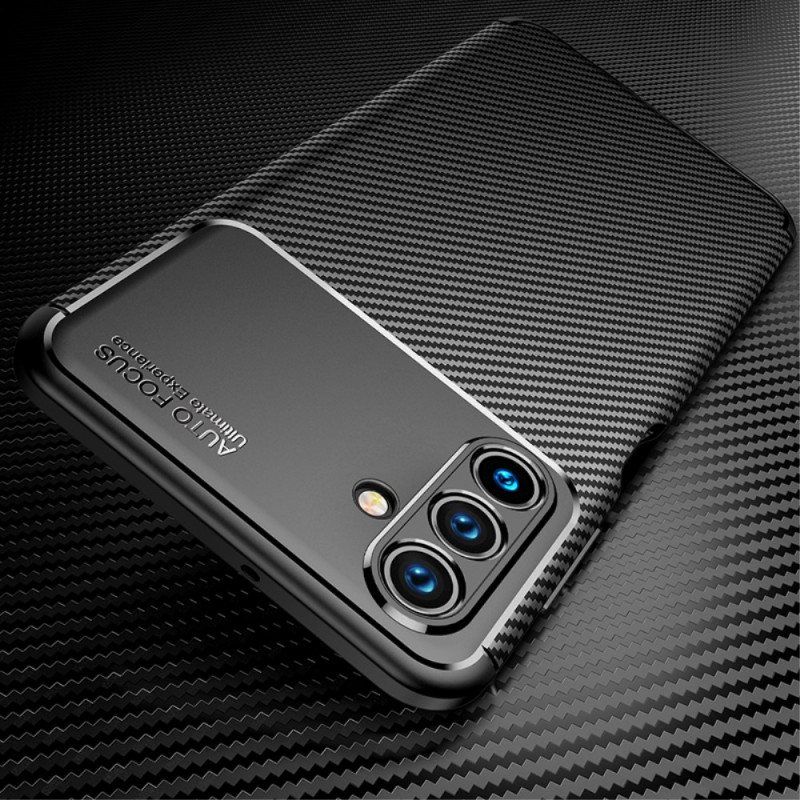 Deksel Til Samsung Galaxy A13 5G / A04s Fleksibel Karbonfibertekstur