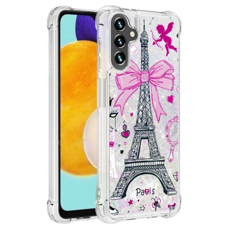 Deksel Til Samsung Galaxy A54 5G Eiffeltårnets Paljetter