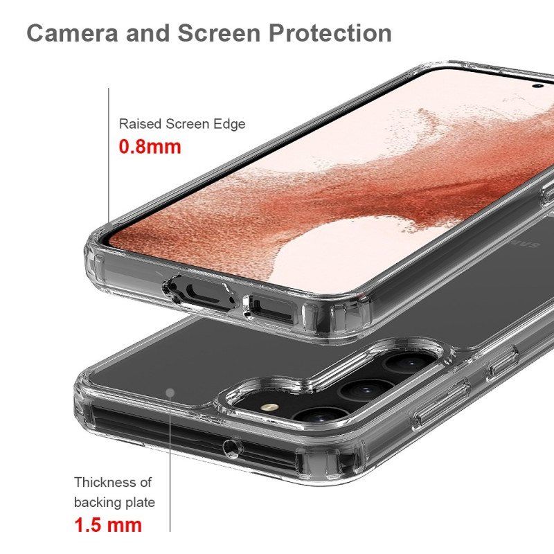 Deksel Til Samsung Galaxy S23 5G Gjennomsiktig Anti-gulning