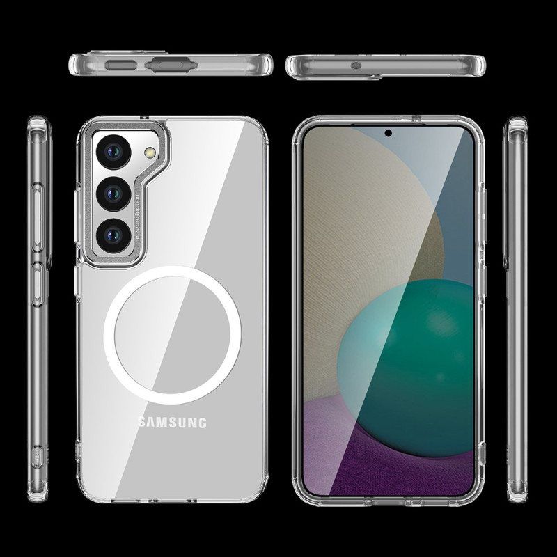 Deksel Til Samsung Galaxy S23 5G Gjennomsiktig Magsafe-kompatibel