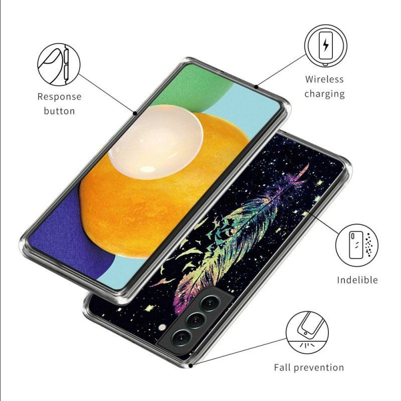 Deksel Til Samsung Galaxy S23 Plus 5G Gjennomsiktig Fjær
