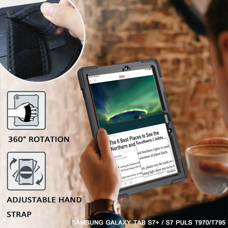 Deksel Til Samsung Galaxy Tab S8 / Tab S7 Ultra Motstandsdyktig