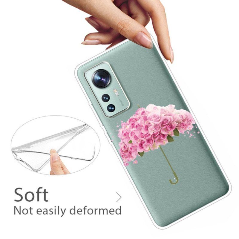 Deksel Til Xiaomi 12 / 12X Floral Paraply