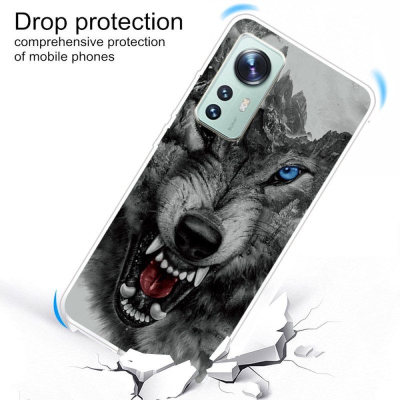 Deksel Til Xiaomi 12 / 12X Silikon Wild Wolf