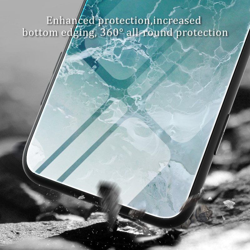 Deksel Til Xiaomi 13 Pro Marmorfarger Herdet Glass