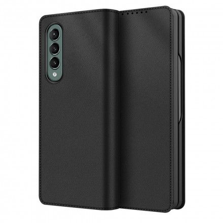 Beskyttelse Deksel Til Samsung Galaxy Z Fold 3 5G Folio Deksel Skin-touch Delt Skinn