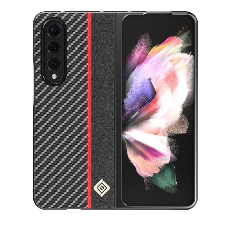 Deksel Til Samsung Galaxy Z Fold 3 5G Line Carbon Fiber Lc.imeeke