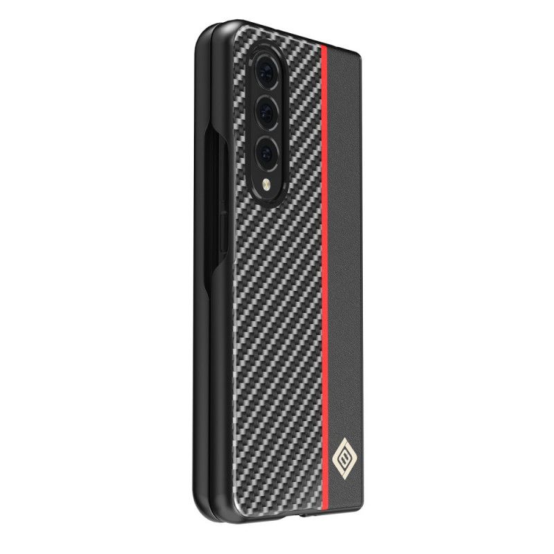 Deksel Til Samsung Galaxy Z Fold 3 5G Line Carbon Fiber Lc.imeeke