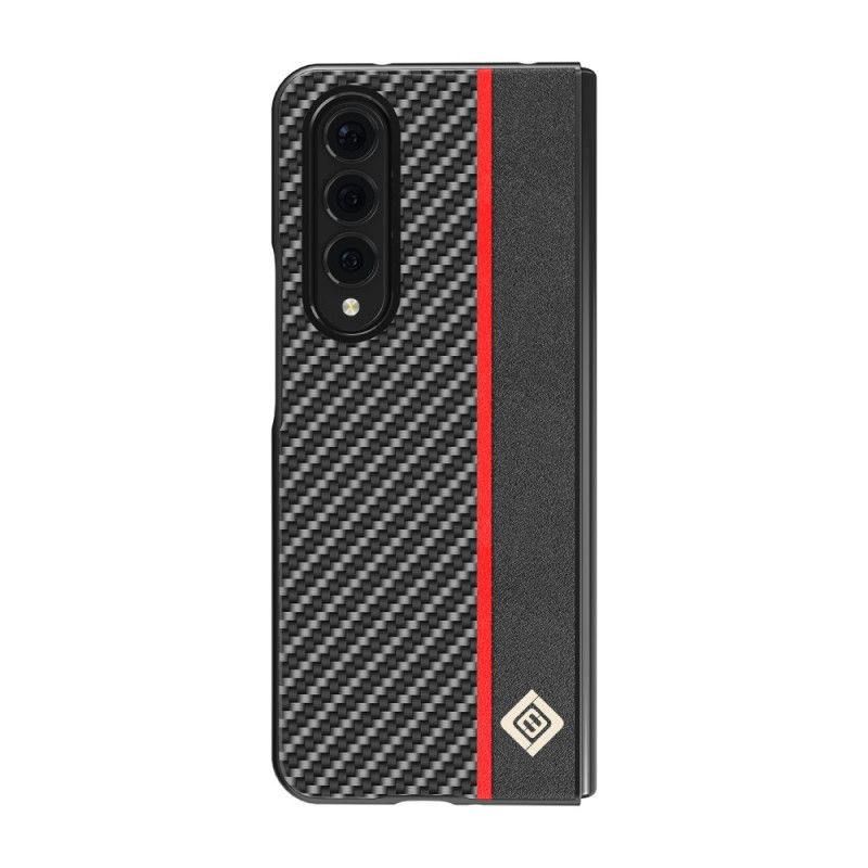 Deksel Til Samsung Galaxy Z Fold 3 5G Line Carbon Fiber Lc.imeeke