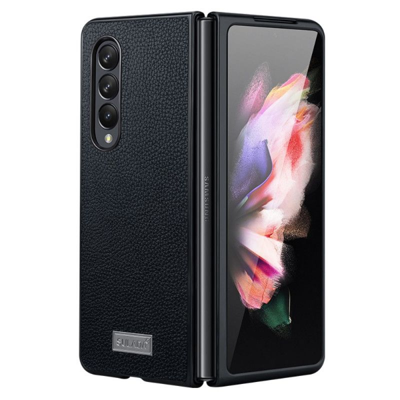 Deksel Til Samsung Galaxy Z Fold 3 5G Litchi Leather Style Sulada