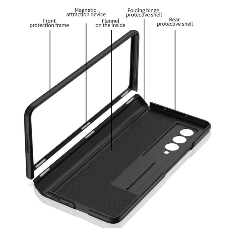 Deksel Til Samsung Galaxy Z Fold 3 5G Stiv Plaststøtte Gkk