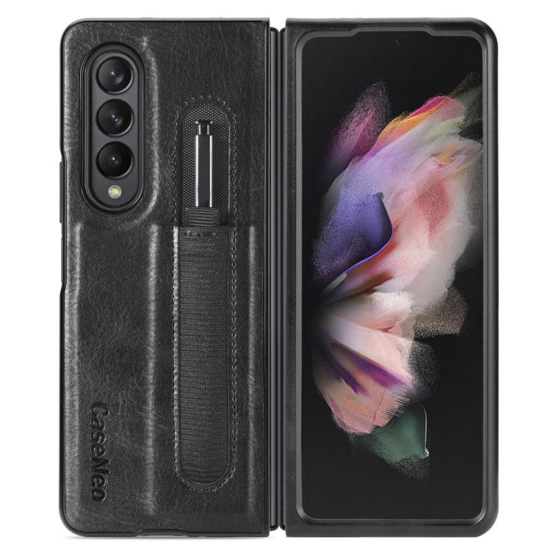 Deksel Til Samsung Galaxy Z Fold 3 5G Stylusholder I Skinnstil Caseneo