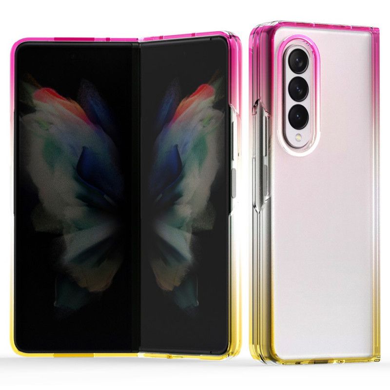 Deksel Til Samsung Galaxy Z Fold 3 5G Transparent Gradientfarge