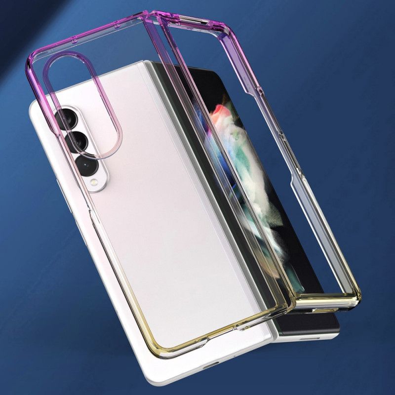 Deksel Til Samsung Galaxy Z Fold 3 5G Transparent Gradientfarge