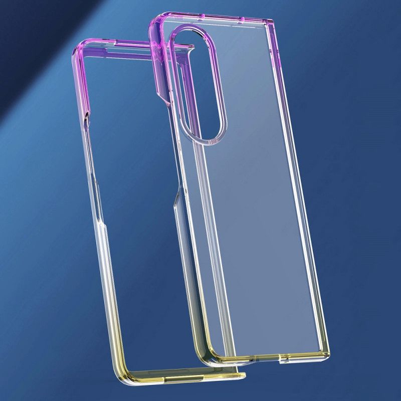 Deksel Til Samsung Galaxy Z Fold 3 5G Transparent Gradientfarge