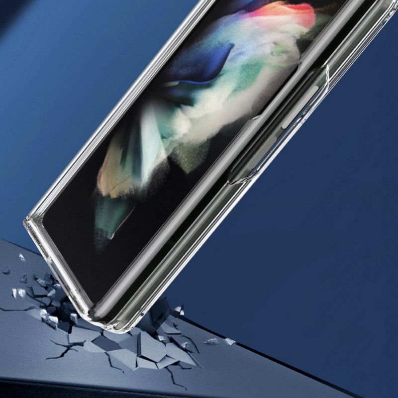 Deksel Til Samsung Galaxy Z Fold 3 5G Transparente Fargede Kanter