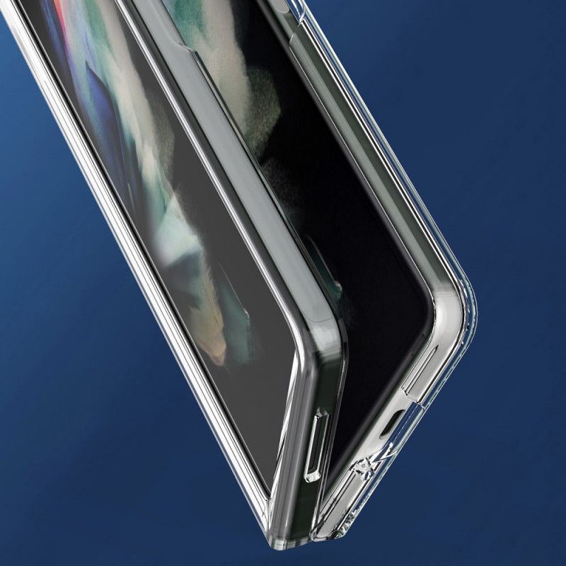 Deksel Til Samsung Galaxy Z Fold 3 5G Transparente Fargede Kanter