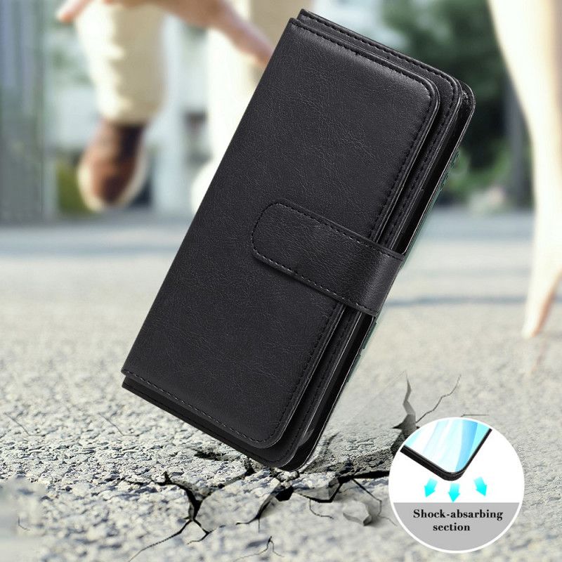 Folio Deksel Til Samsung Galaxy Z Fold 3 5G Multi-funksjon Business Wallet