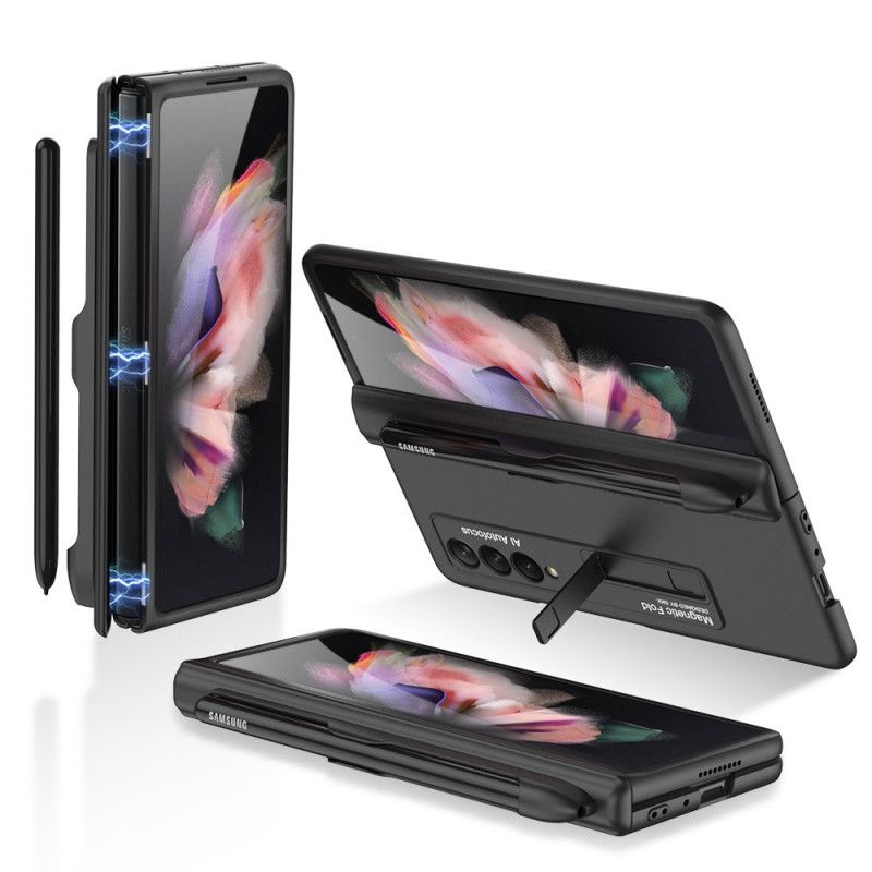 Mobildeksel Til Samsung Galaxy Z Fold 3 5G Plaststativ Og Pennholder Gkk