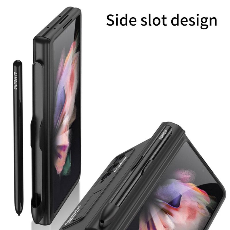 Mobildeksel Til Samsung Galaxy Z Fold 3 5G Plaststativ Og Pennholder Gkk