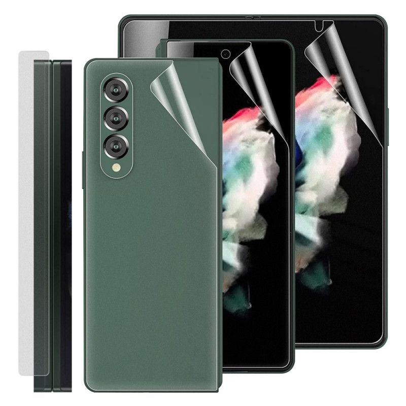 Skjerm- Og Ryggbeskyttelsesfilm For Samsung Galaxy Z Fold 3 5G