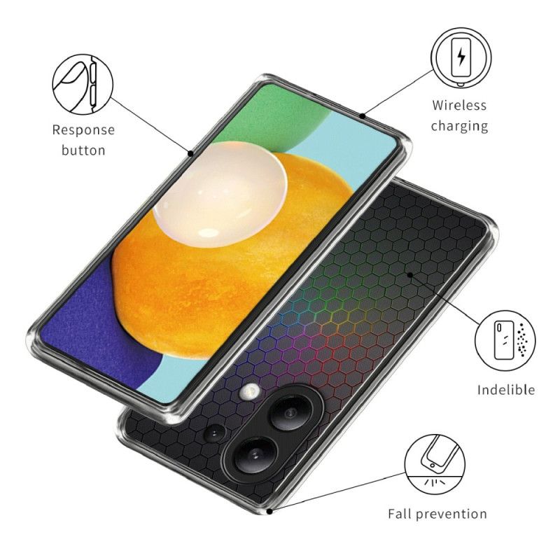 Deksel Xiaomi Redmi Note 13 4g Mobildeksel Fargerik Honeycomb